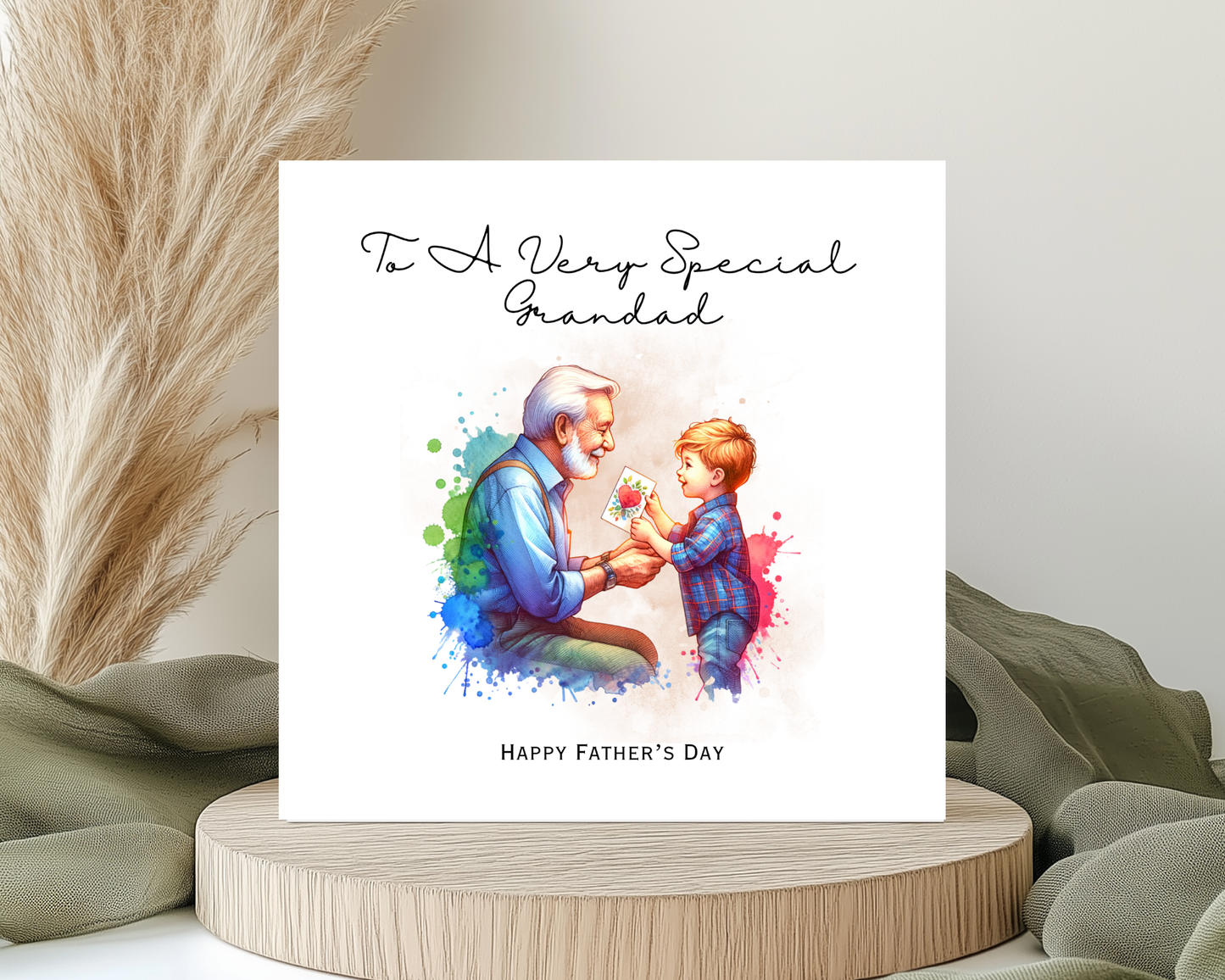 Happy Father's Day Card To  A Very Special Grandad