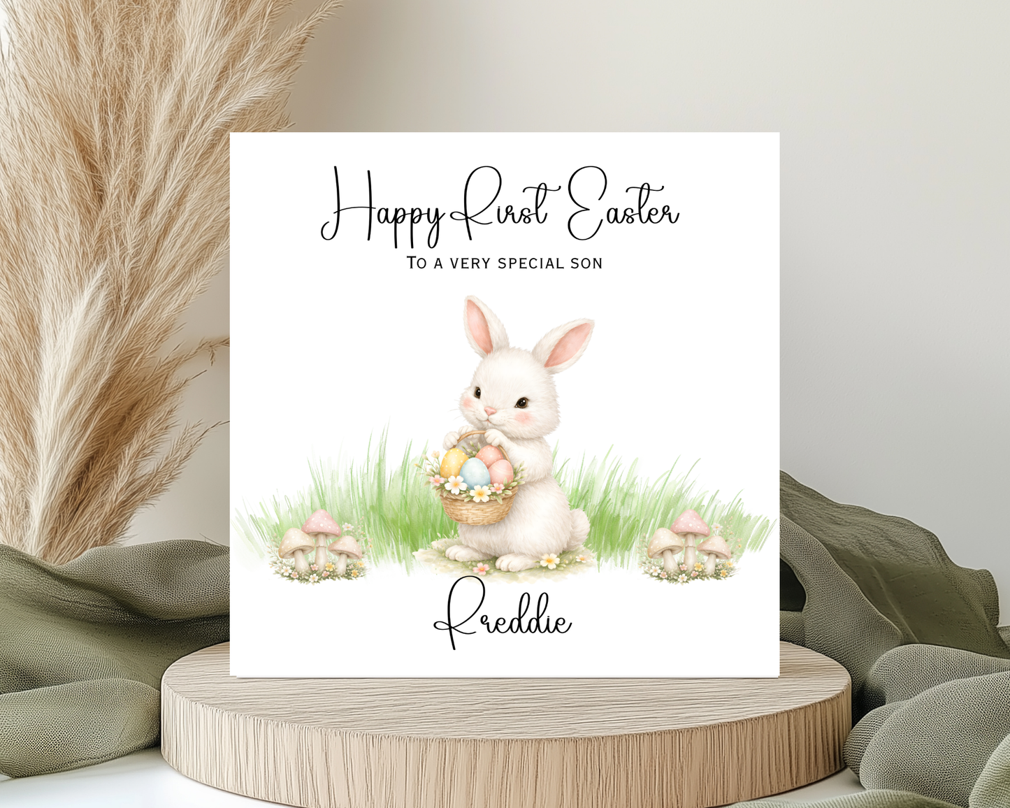 Personalised Happy Easter Card | Happy First Easter Son