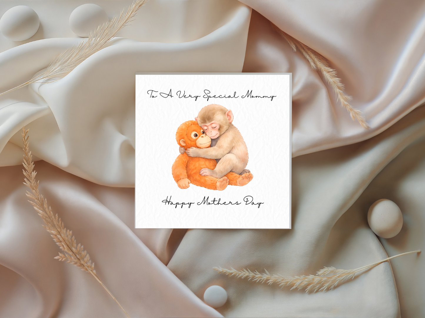 Personalised Punch Mother's day card | Inspired by Punch And his Stuffed Teddy