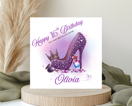Personalised To A Special Daughter Milestone Birthday Card
