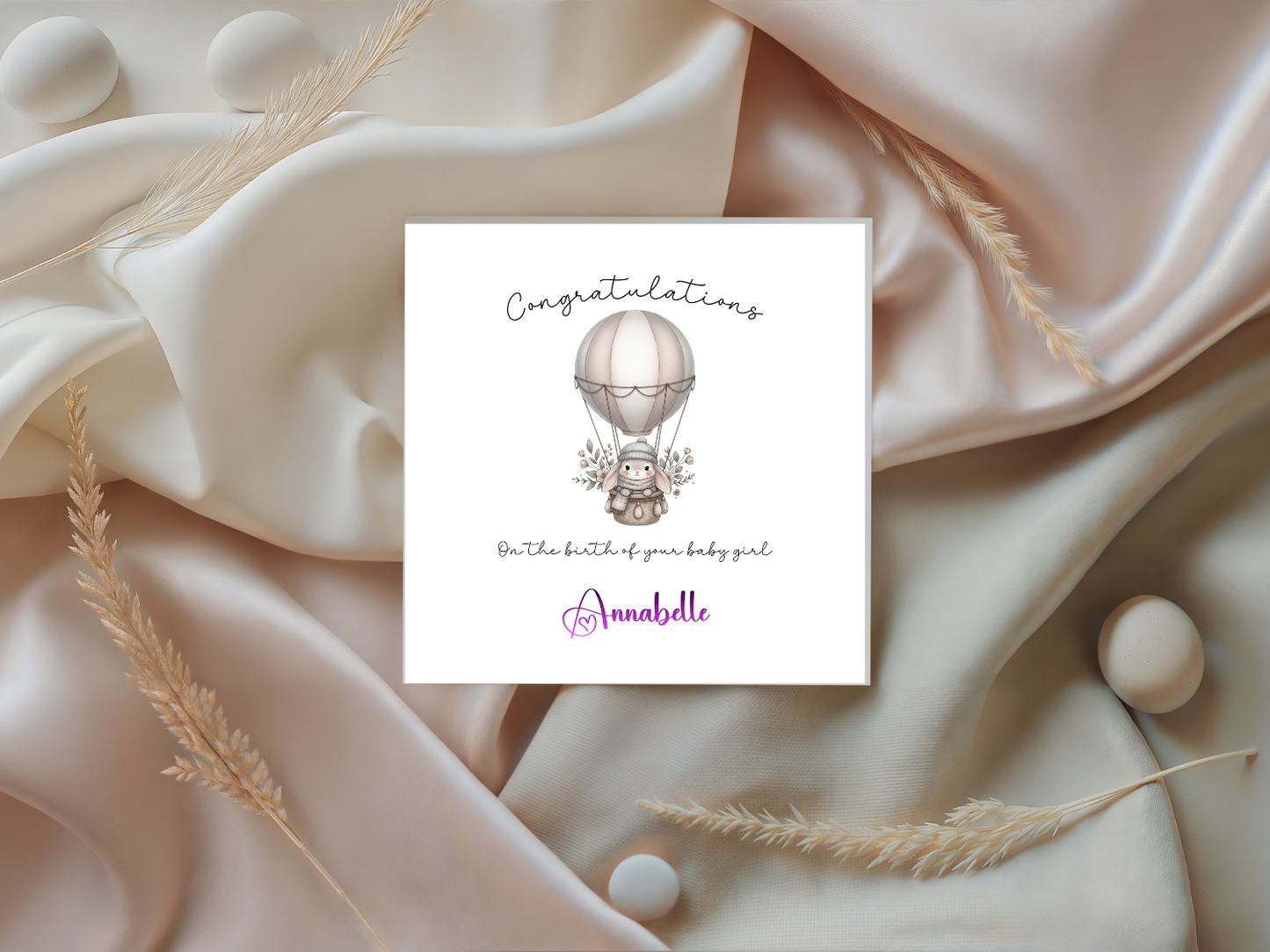 Personalised - Congratulations On The Birth Of Your Baby