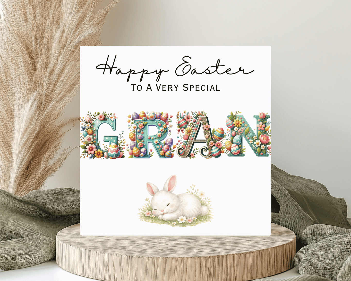 Personalised Gran Easter Card