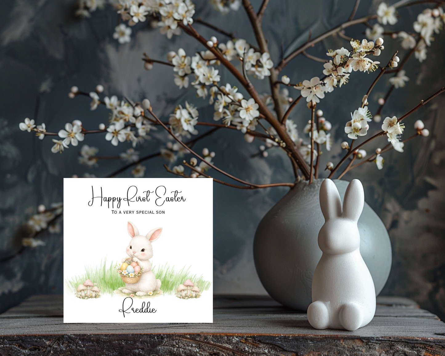 Personalised Happy Easter Card | Happy First Easter Son