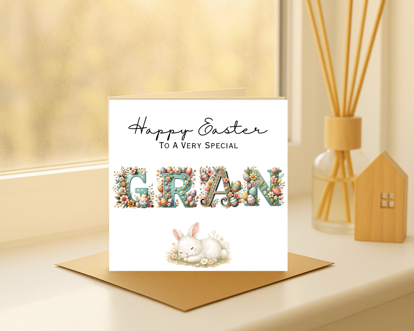 Personalised Gran Easter Card