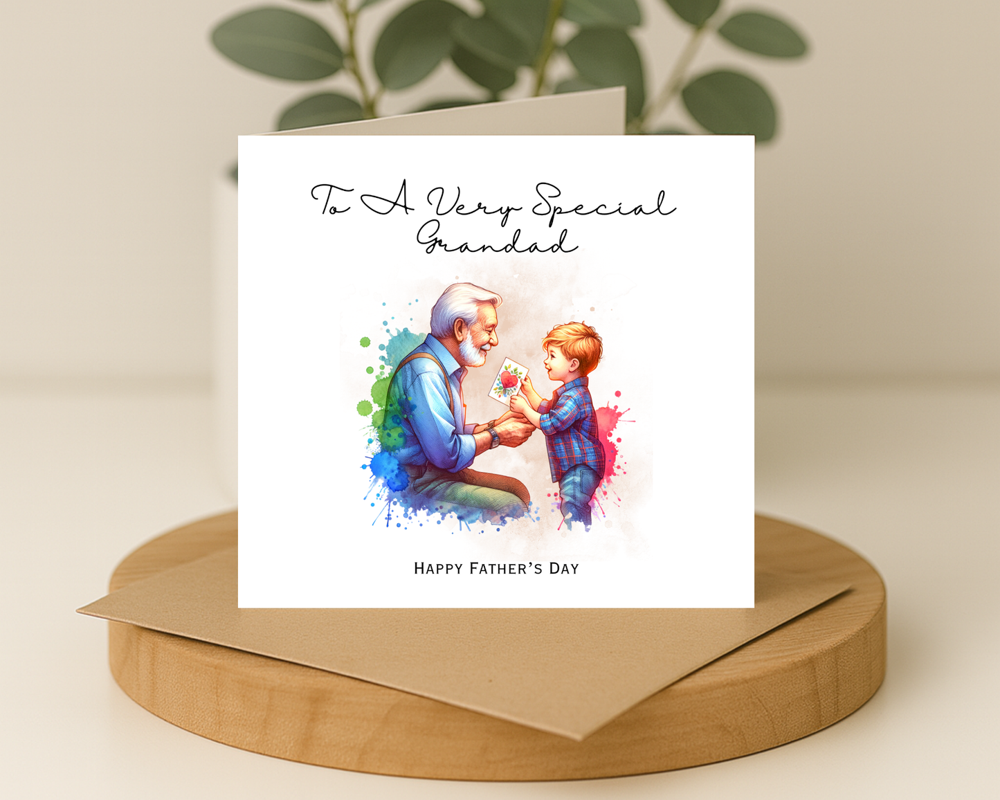 Happy Father's Day Card To  A Very Special Grandad