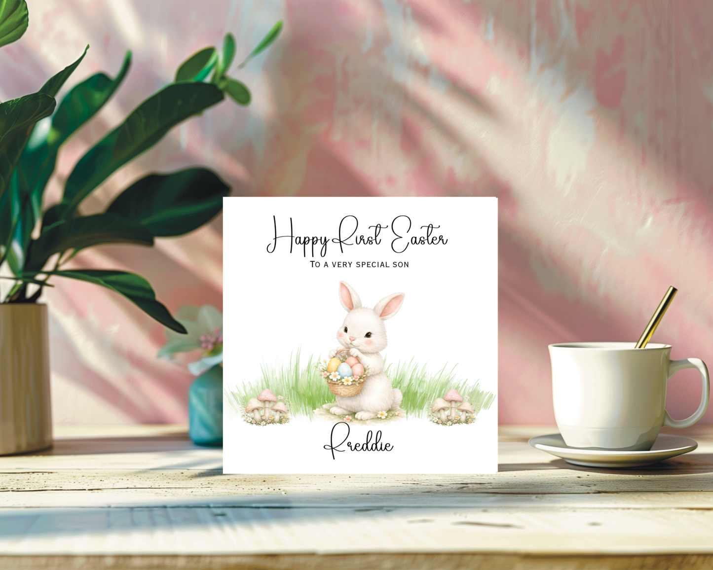 Personalised Happy Easter Card | Happy First Easter Son