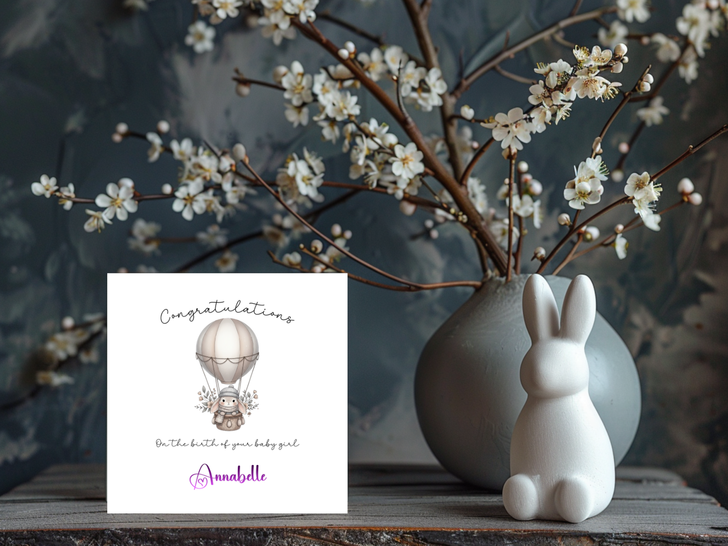 Personalised - Congratulations On The Birth Of Your Baby