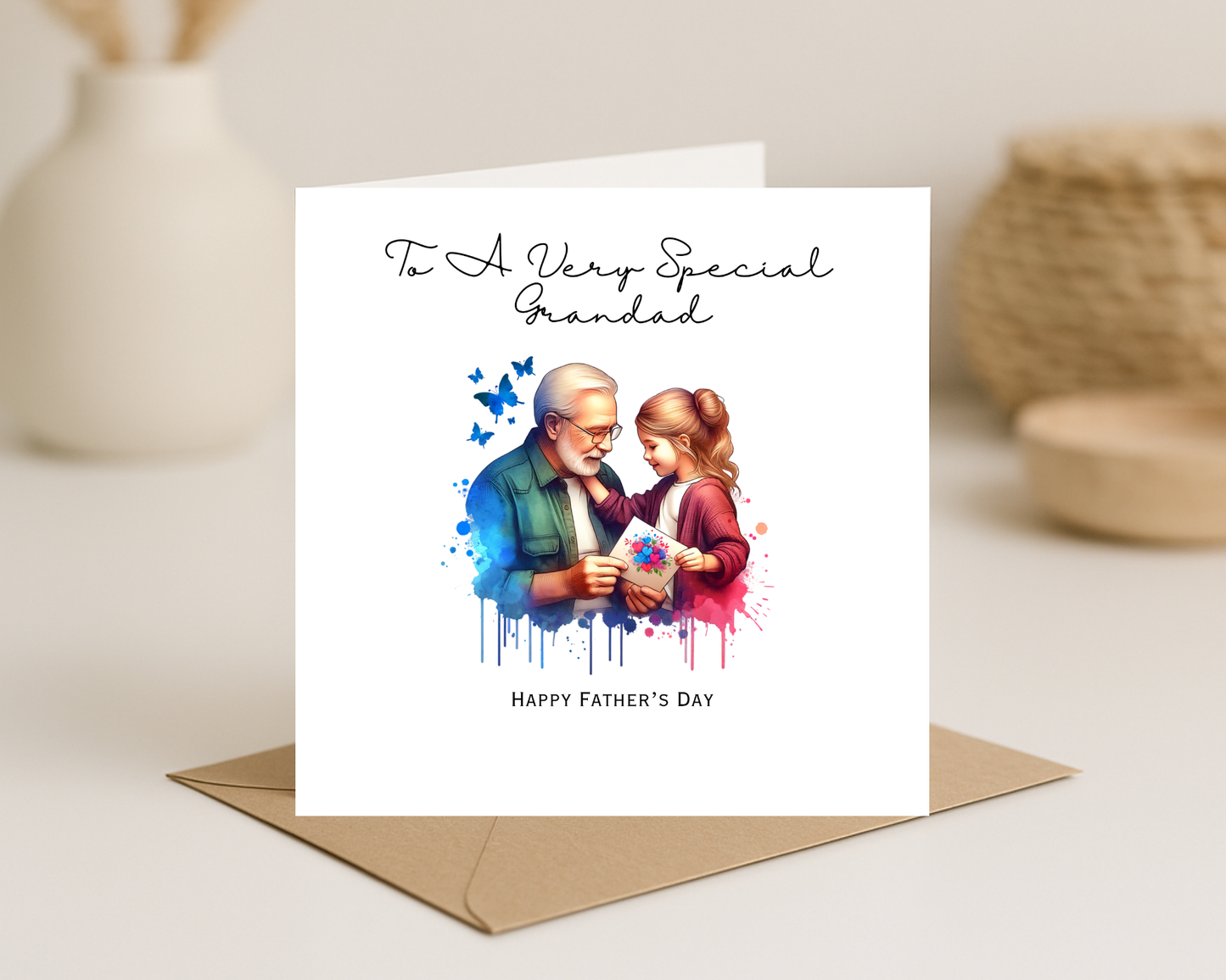 Happy Father's Day Card To  A Very Special Grandad