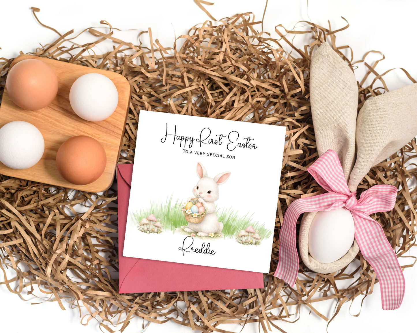 Personalised Happy Easter Card | Happy First Easter Son