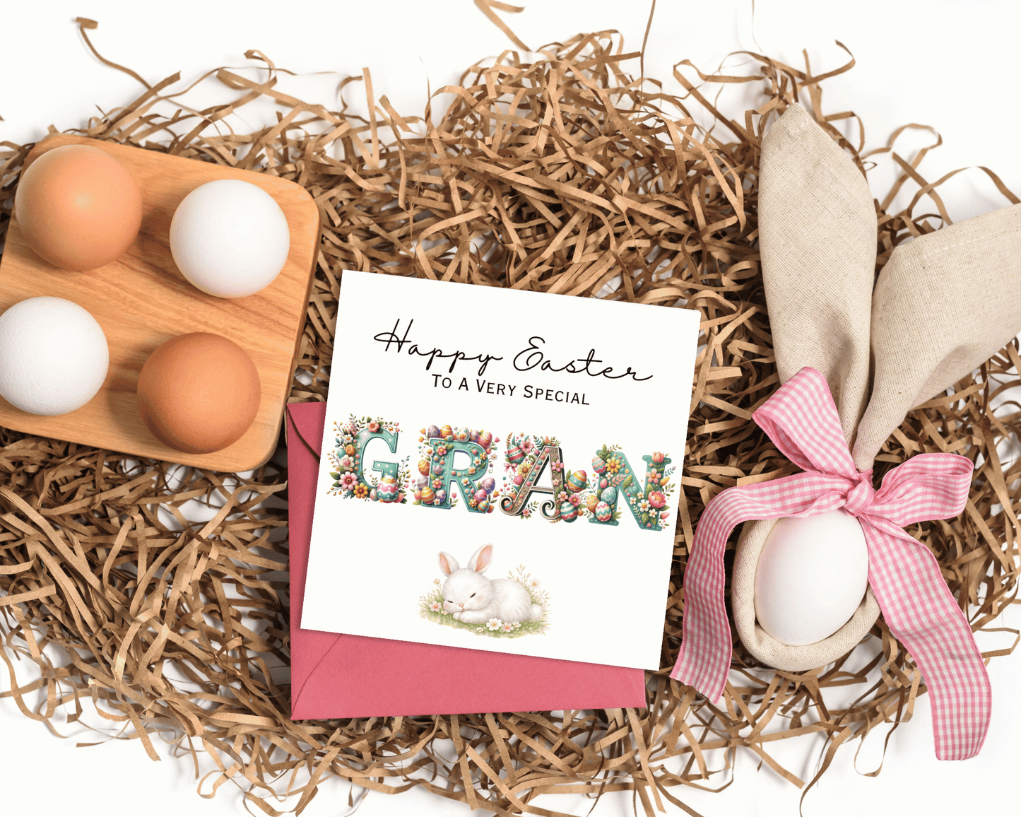 Personalised Gran Easter Card