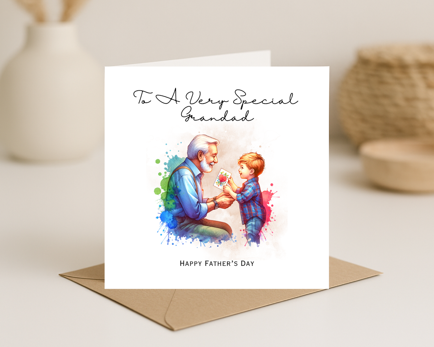 Happy Father's Day Card To  A Very Special Grandad