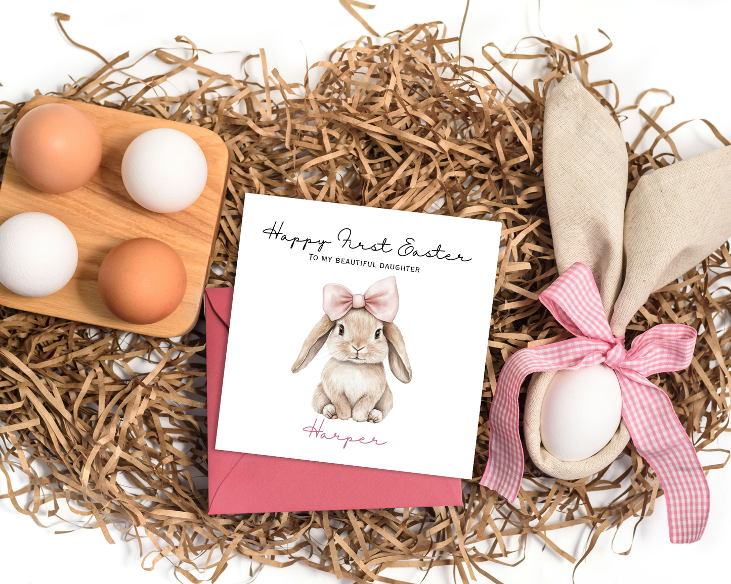 Personalised Happy Easter Card | Happy First Easter Daughter