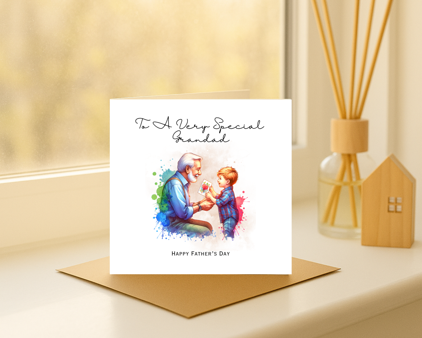 Happy Father's Day Card To  A Very Special Grandad