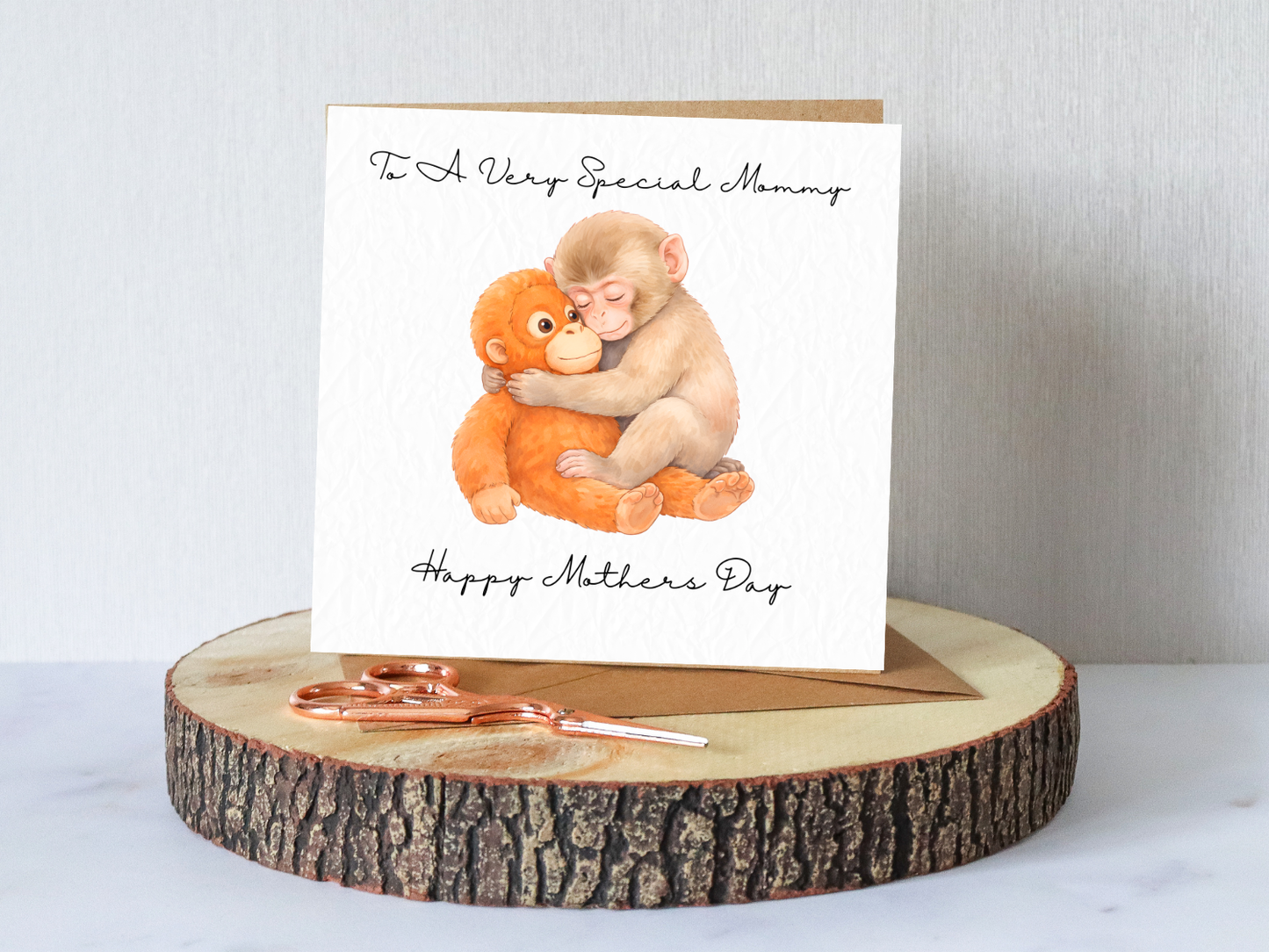 Personalised Punch Mother's day card | Inspired by Punch And his Stuffed Teddy