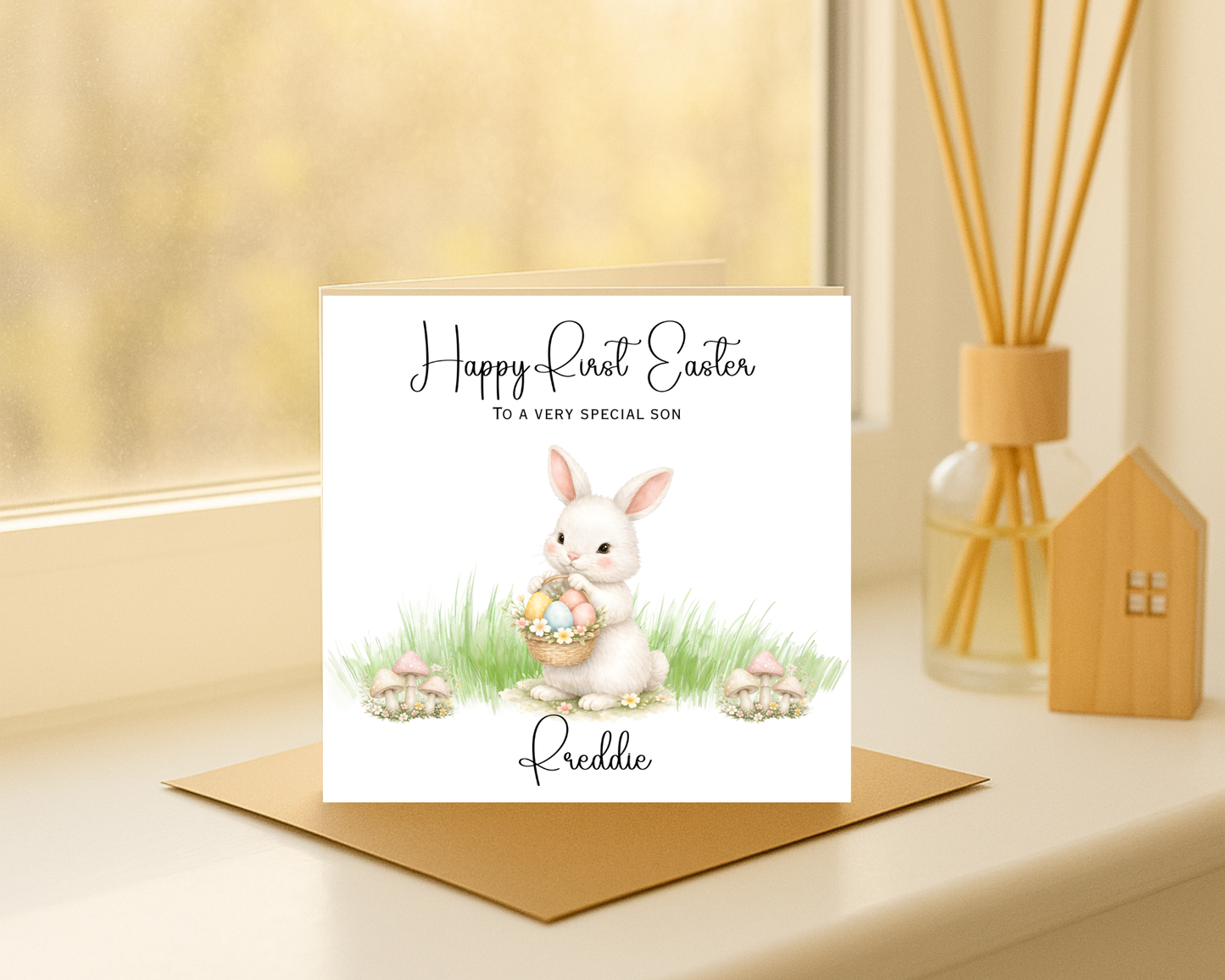 Personalised Happy Easter Card | Happy First Easter Son