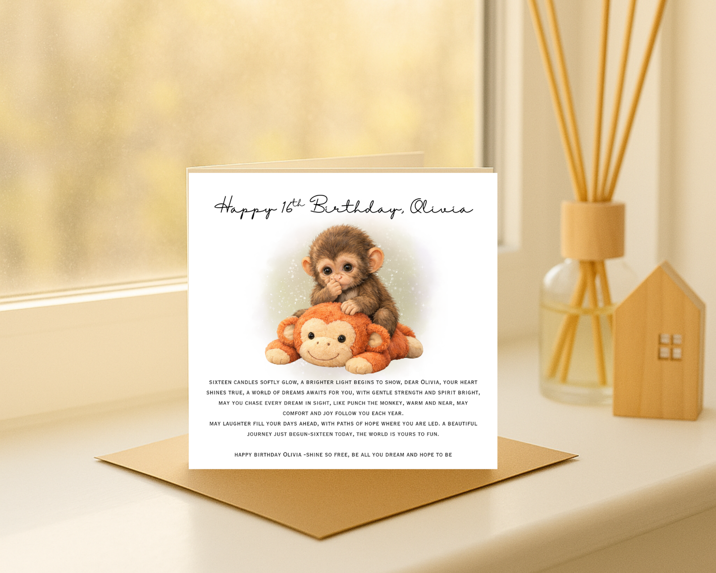 Personalised Punch Inspired Birthday Card