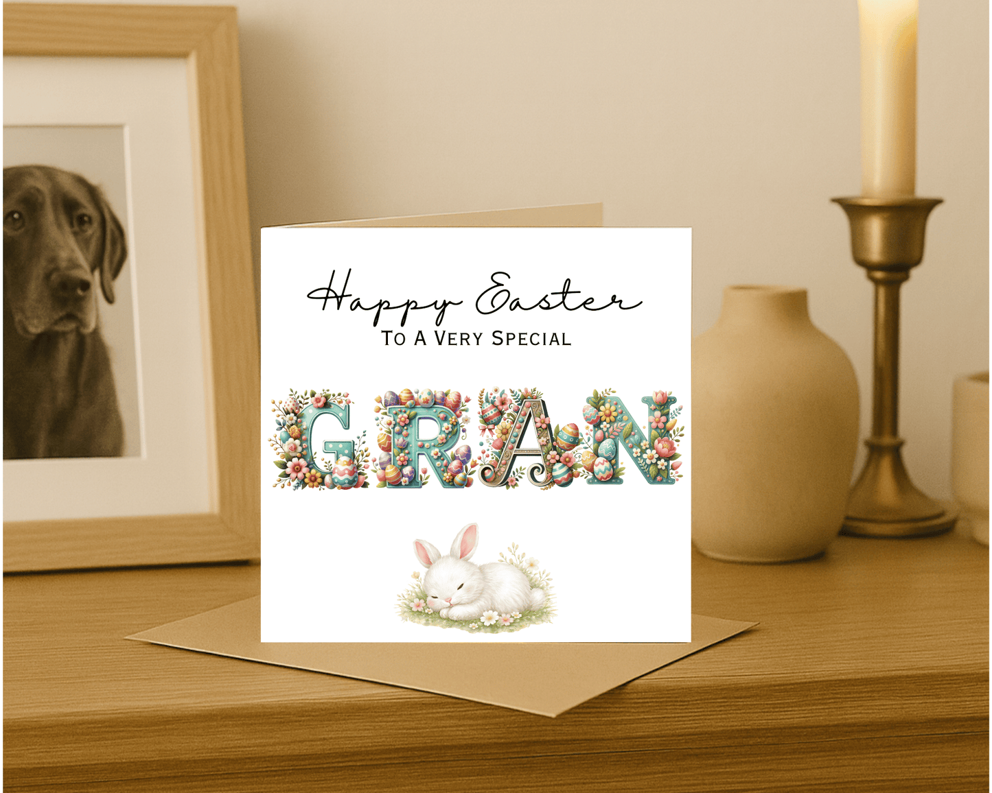 Personalised Gran Easter Card