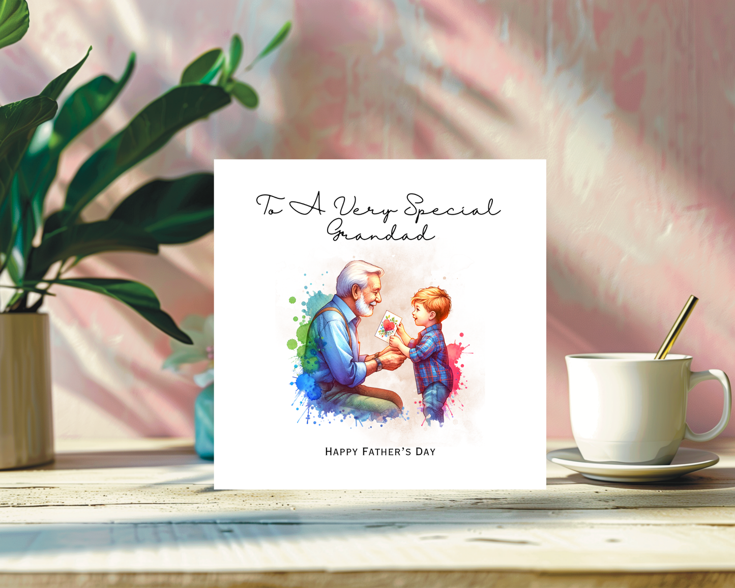 Happy Father's Day Card To  A Very Special Grandad