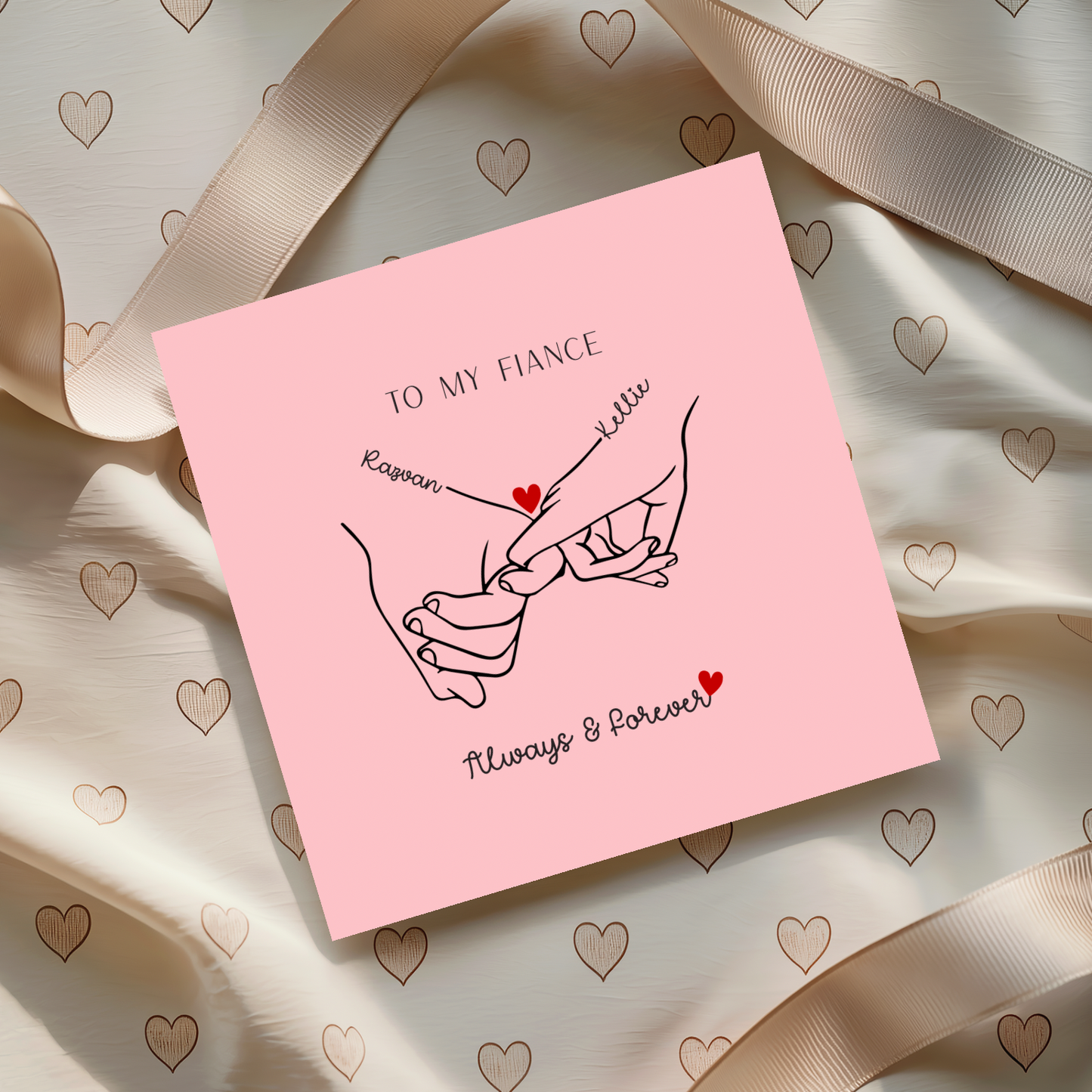 Pinky Promise Personalised Card