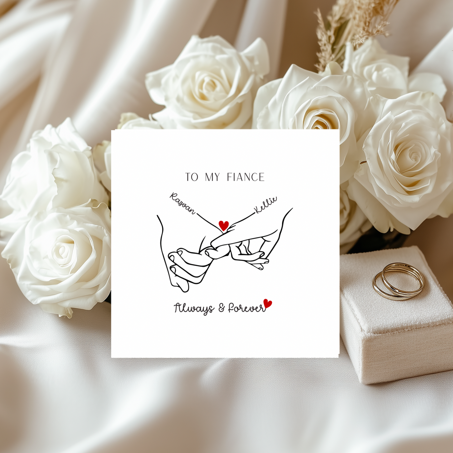 Pinky Promise Personalised Card