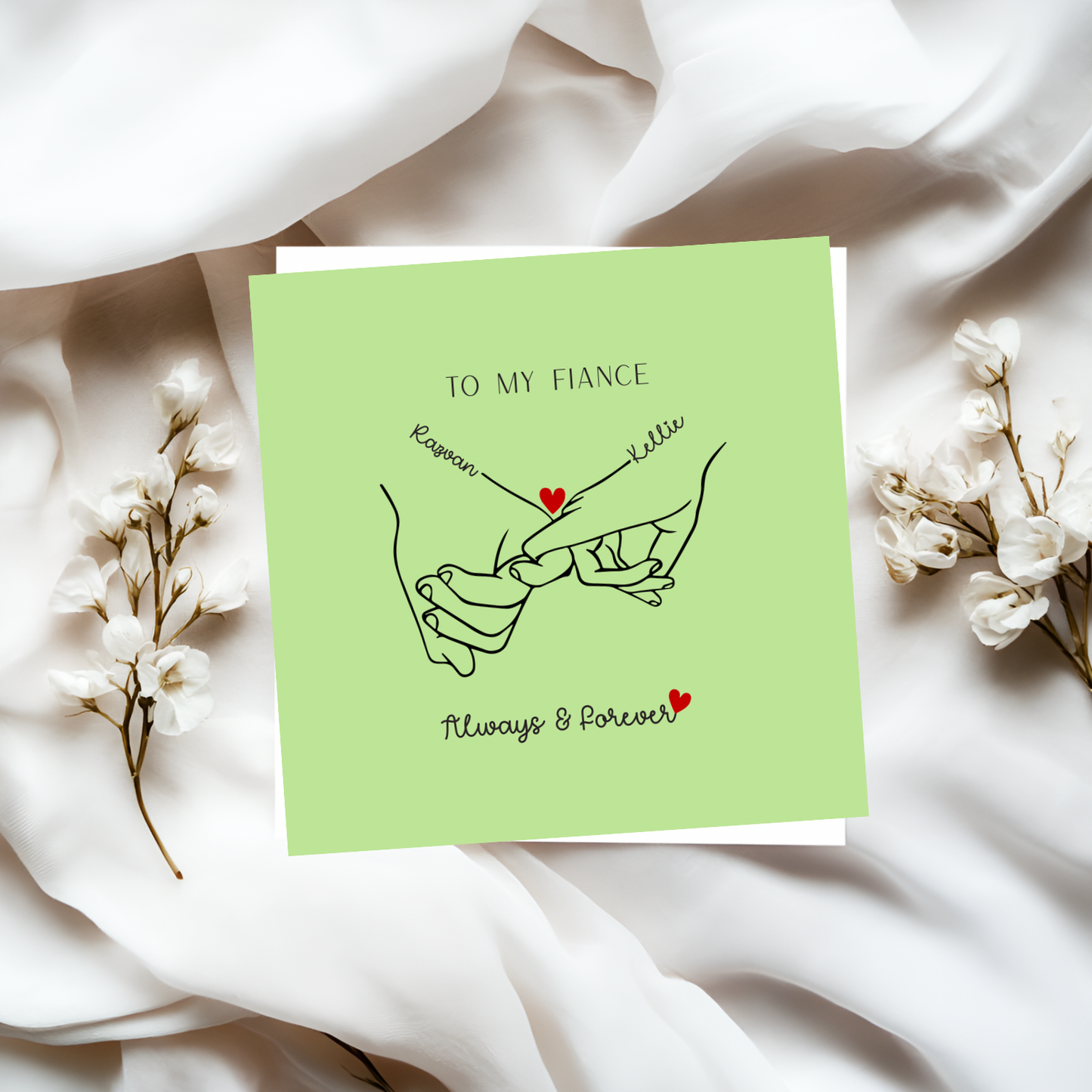 Pinky Promise Personalised Card